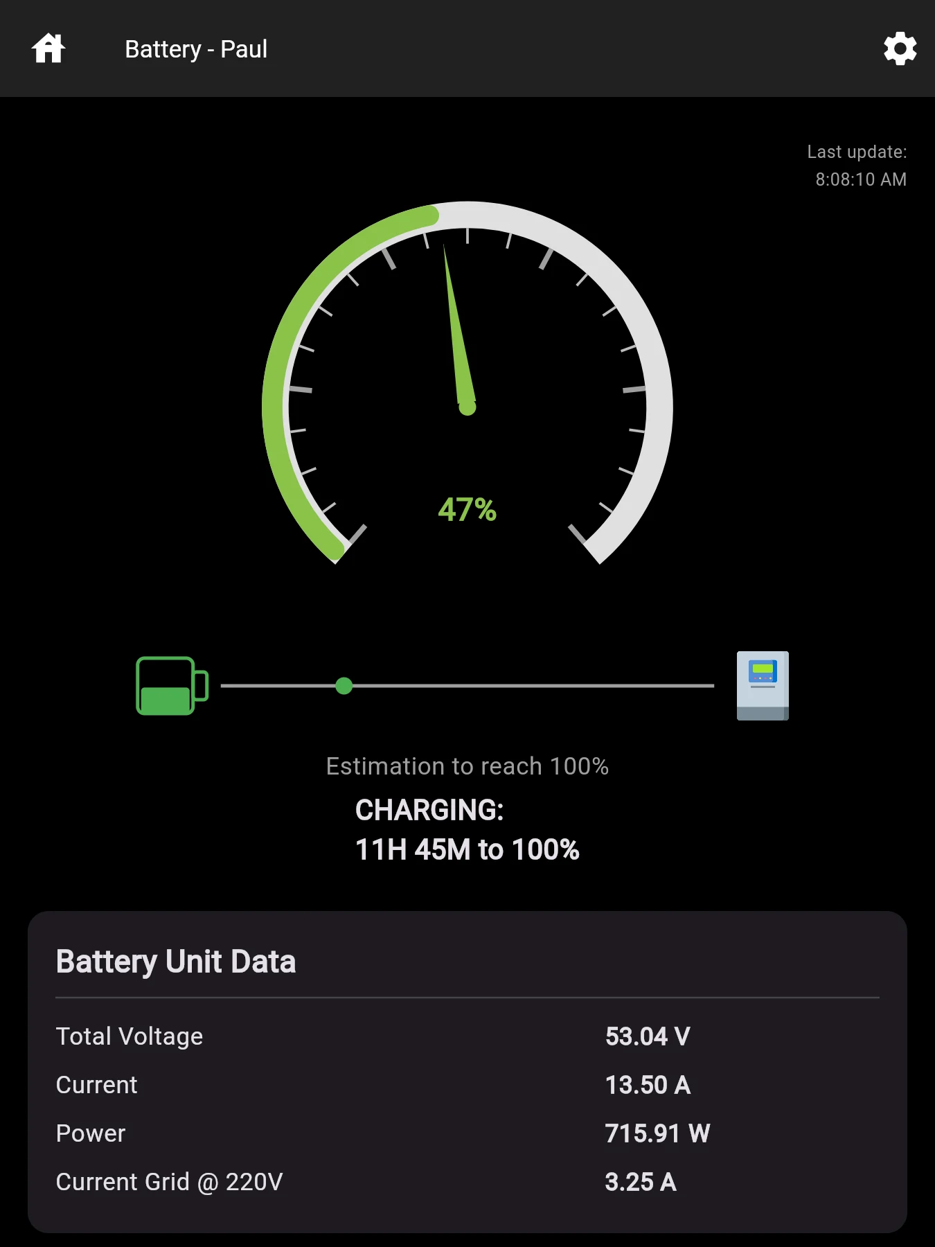 CEPower JK/JBD BMS Monitor screenshot